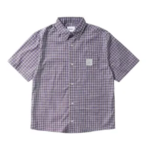 photo de la chemise butter goods equipment ss shirt navy brown