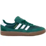 photo de la chaussure de skateboard adidas tyshawn 2 green white gum