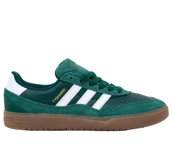 2_4c275b7e-553c-49c4-b4d4-edeab42b30d2 photo de la chaussure de skateboard adidas tyshawn 2 green white gum