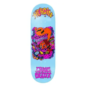 photo de la planche de skateboard Heroin craig question metal scraps