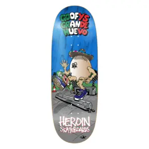 photo de la planche de skateboard heroin goofy grande egg 10.75