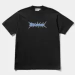 photo du tshirt de skateboard butter nail logo black