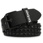 photo de la ceinture de skateboard nnsns studded belt black