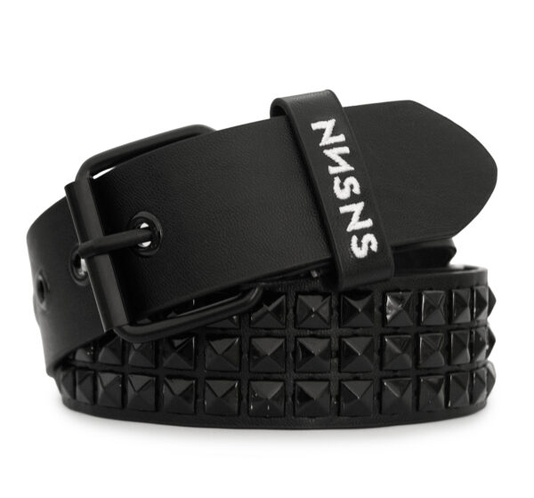 photo de la ceinture de skateboard nnsns studded belt black