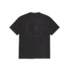 photo du tshirt polar contrast stroke logo silver black
