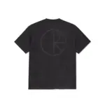photo du tshirt polar contrast stroke logo silver black