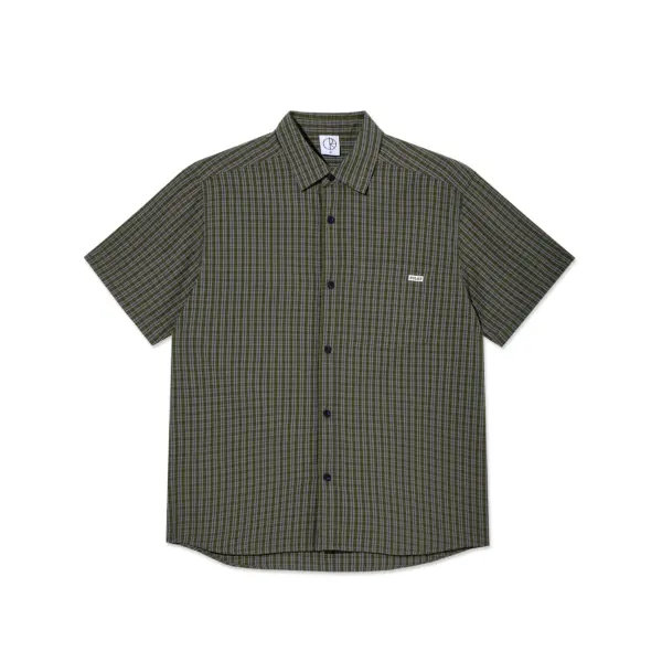 photo de la chemise de skateboard polar mitchell black green