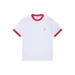 photo du tshirt polar ringer white red