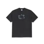 photo du tshirt de skateboard polar metal tee silver black