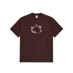 photo du tshirt polar metal tee washed bordeaux