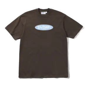 photo du tshirt de skateboard butter tide tee chestnut