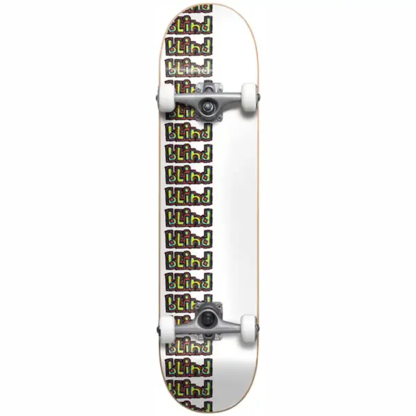 photo de la planche de skateboard blind repeat rail