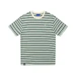 photo du tshirt helas classic stiped tee mint green