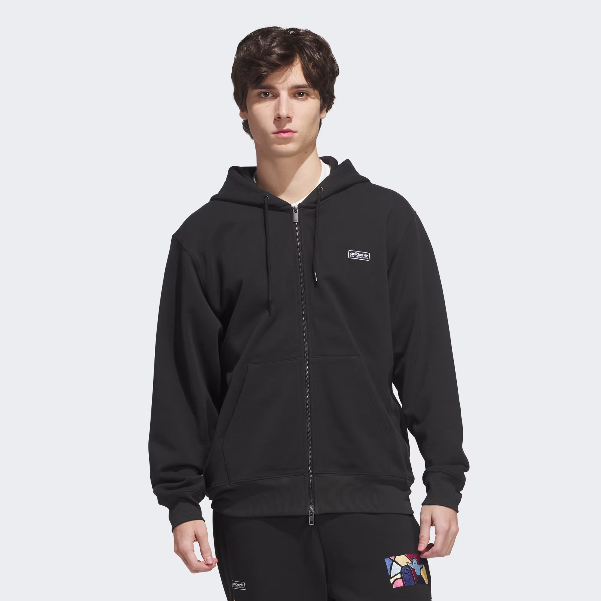 Sweatshirt adidas skateboard Gonz Zip - Black – Image 2