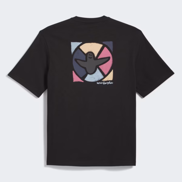 photo du tshirt de skateboard adidas gonz modernist black