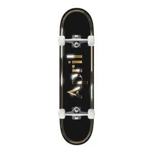 photo de la planche de skateboard april og logo black 7.0