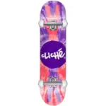 photo de la planche de skateboard cliche peace purple