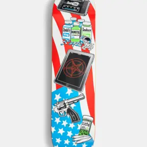 photo de la planche de skateboard cliché american dream