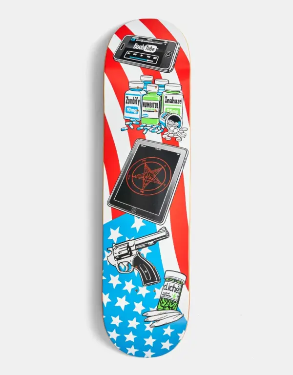 001196701 photo de la planche de skateboard cliché american dream