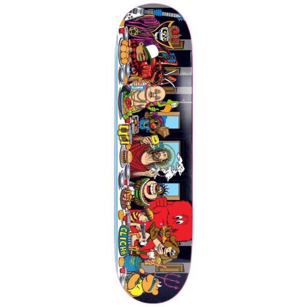 photo de la planche de skateboard cliché last supper