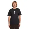 PHOTO du tshirt de skateboard volcom last call black