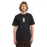 PHOTO du tshirt de skateboard volcom last call black