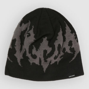 photo du bonnet de skateboard volcom stormster beanie black