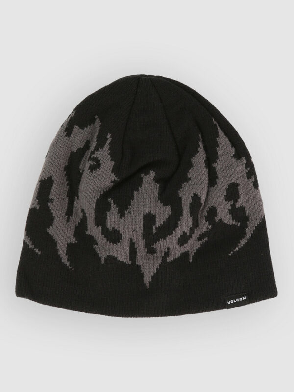 photo du bonnet de skateboard volcom stormster beanie black