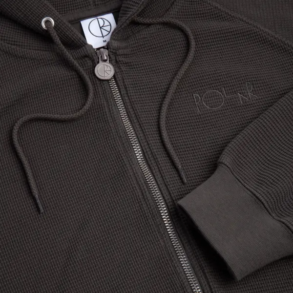 Polar-Skate-Co-F26-Waffle-Zip-Hoodie-Dirty-Black-3