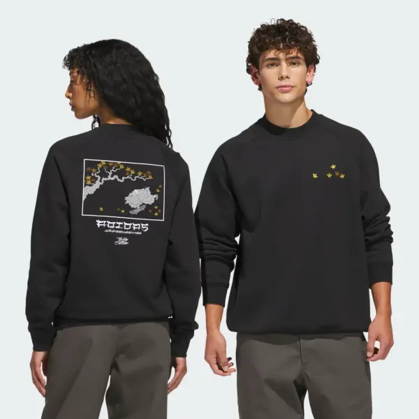 SWEAT-SHIRT_COL_RAS-DU-COU_SKATEBOARDING_x_TEMPLE_OF_SKATE_KEEP_ON_PUSHING_noir_KS4342_000_plp_model