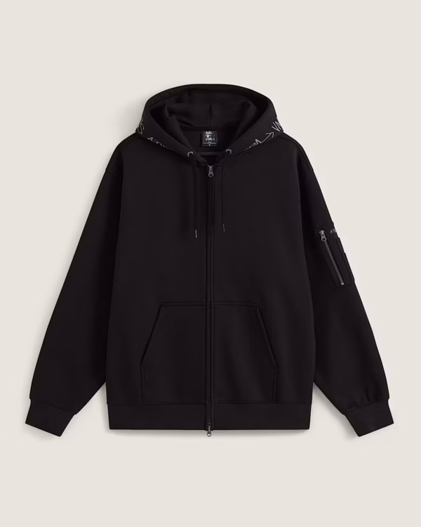 photo du hoodie vans x atiba cargo black