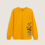 photo du tshirt de skatboard manches longues atiba yellow
