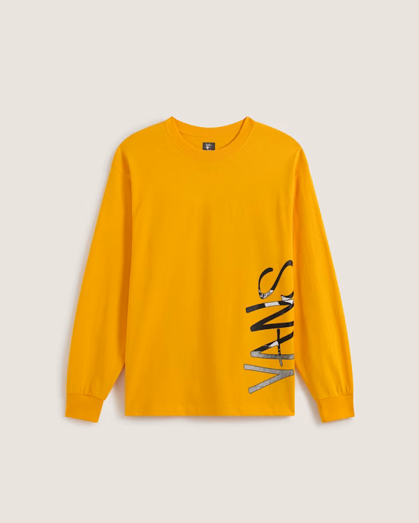 photo du tshirt de skatboard manches longues atiba yellow