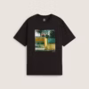 photo du tshirt de skateboard vans x atiba lo black