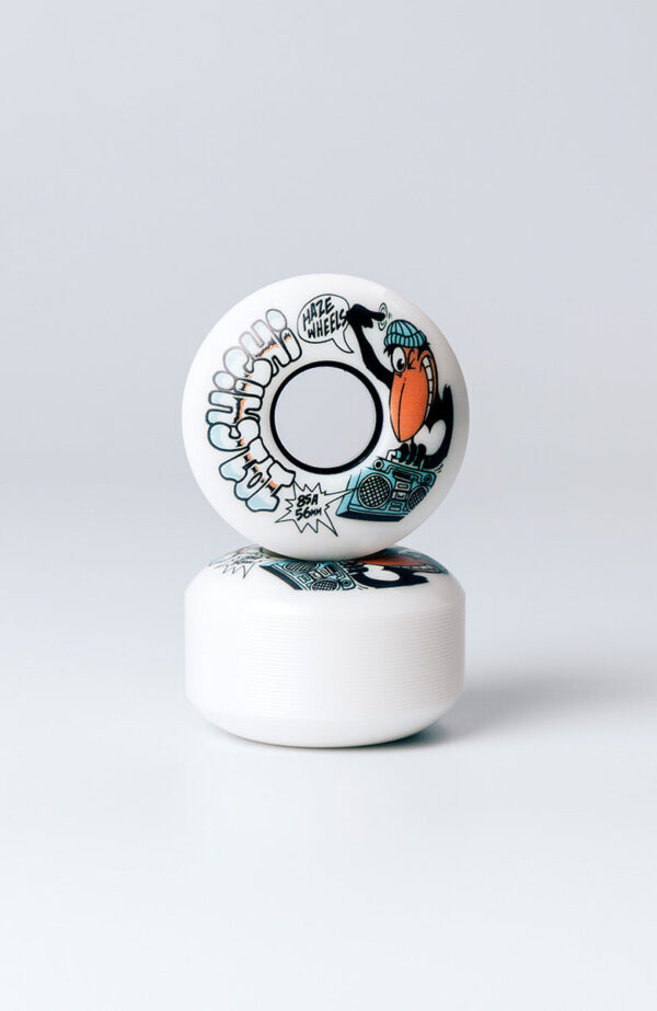 photo des roues de skateboard haze wheels chichi soft 56mm