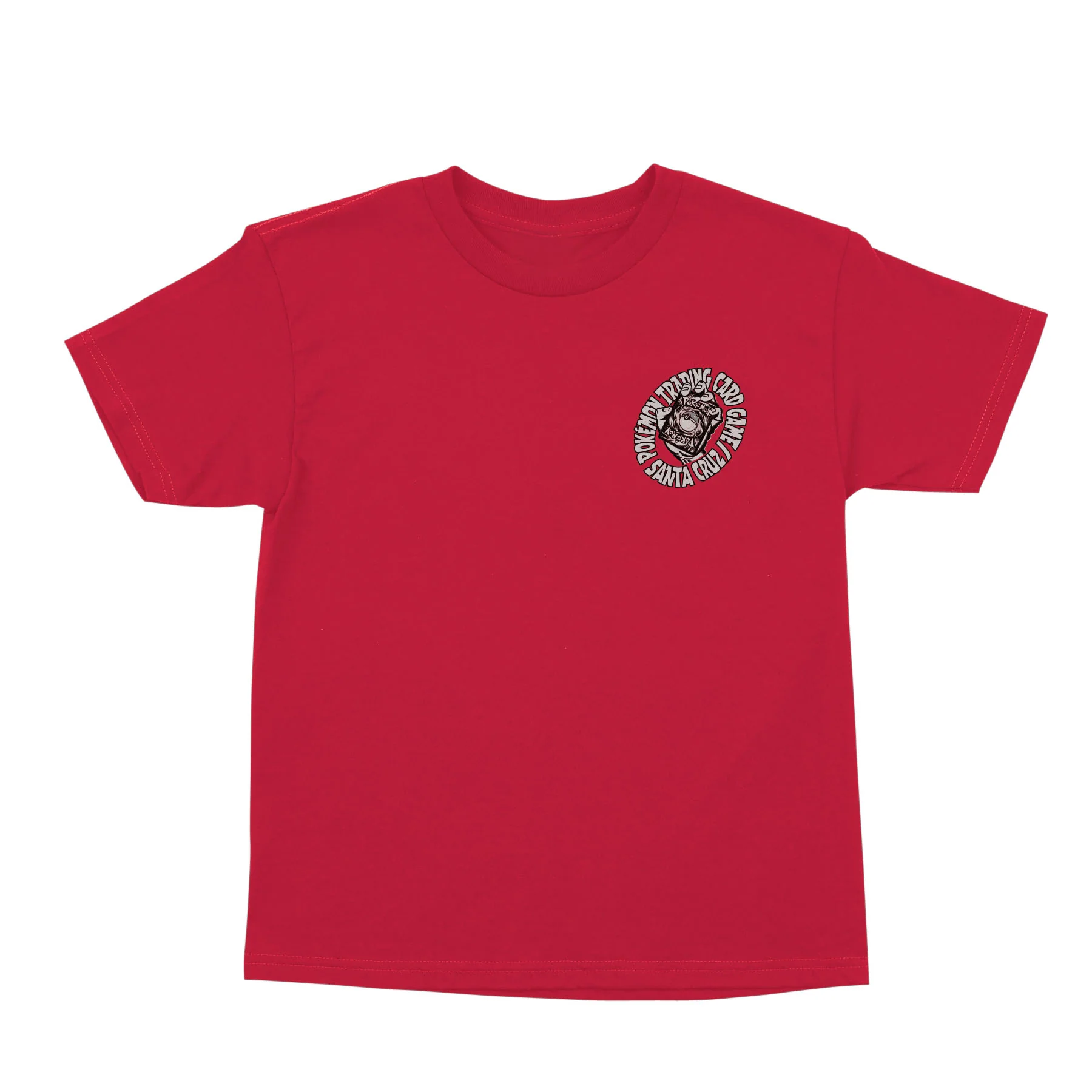 tee shirt Pokémon Santa Cruz TCG Hand Youth T-Shirt - red