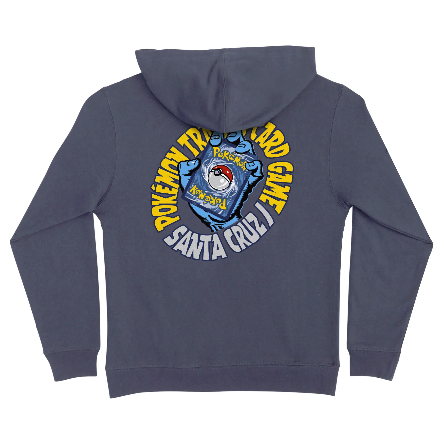 sweat shirt Pokémon Santa Cruz TCG Hand Youth - storm blue – Image 2