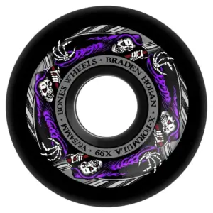 photo des roues de skateboard bones hban reaper 54