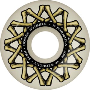 photo des roues de skateboard bones widecfuts 56