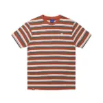 photo du tshirt helas classic striped tee brown