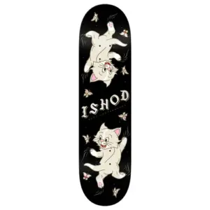 photo de la planche de skateboard real ishod cat scratch 8.5