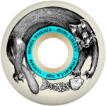 photo des roues de skateboard bones xf ruby liley black cat