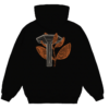 photo du sweatshirt magenta pillar hoodie black