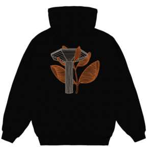 photo du sweatshirt magenta pillar hoodie black