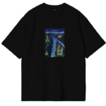 photo du tshirt magenta airline tee black